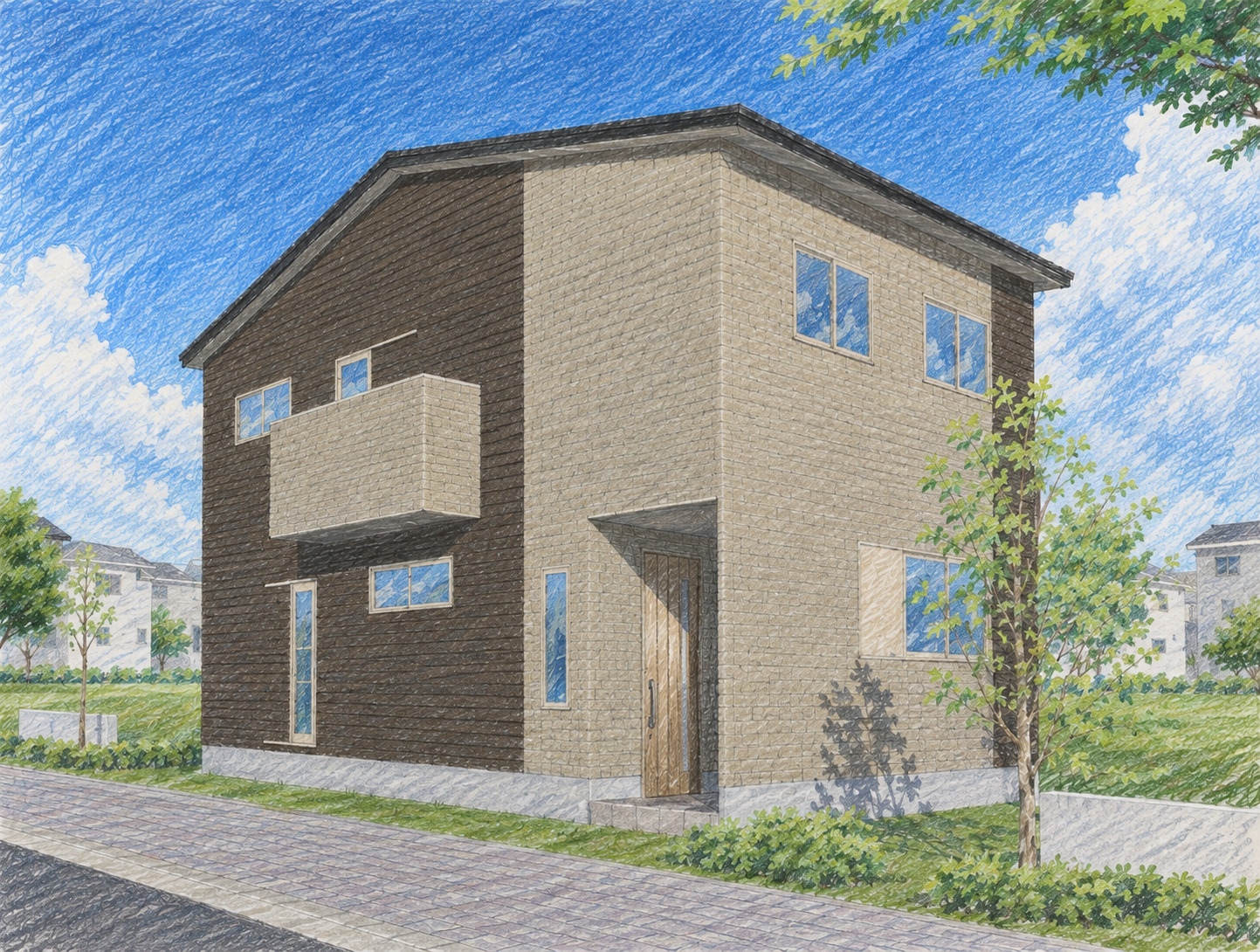 稲荷町建売B棟